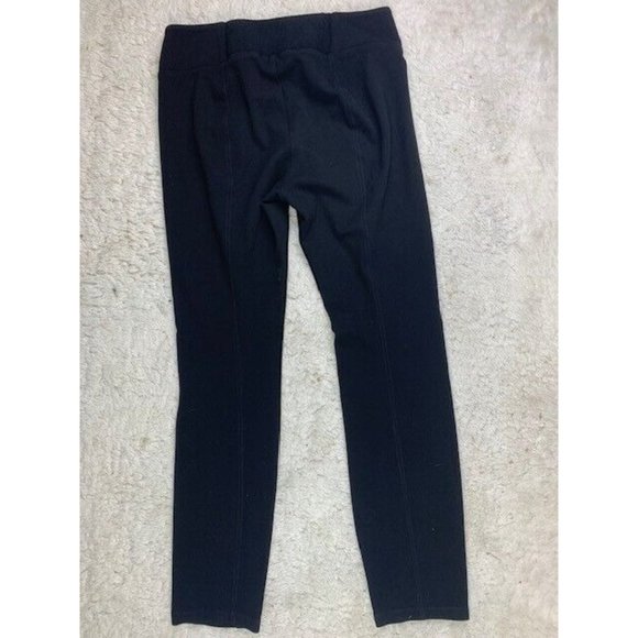 Eileen Fisher Size PS Petite Womens Leggings Black Stretch Ankle Elastic… - Picture 2 of 4